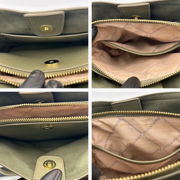 STEVE MADDEN Boxford Crossbody Bag (Olive) - Picture 10 of 12